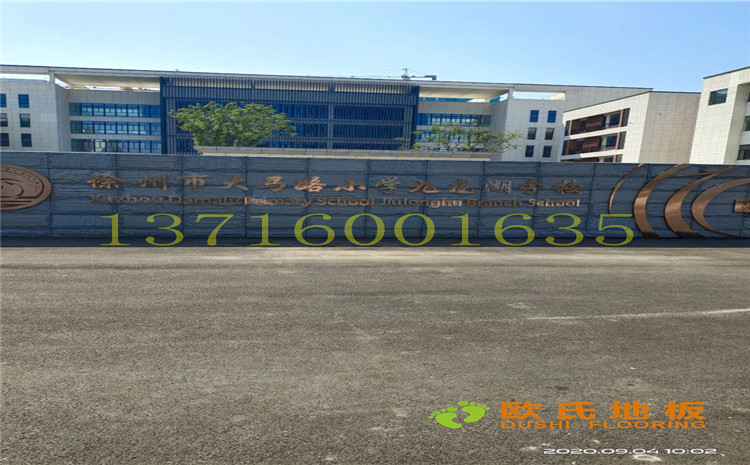 徐州市大馬路小學九龍湖分校禮堂舞臺木地板項目